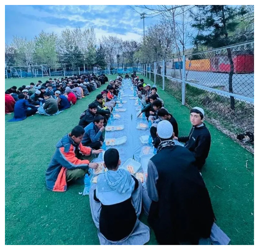 Breaking Fast Together: Gate of Hope Hosts Outdoor Iftar for Youth in Afghanistan